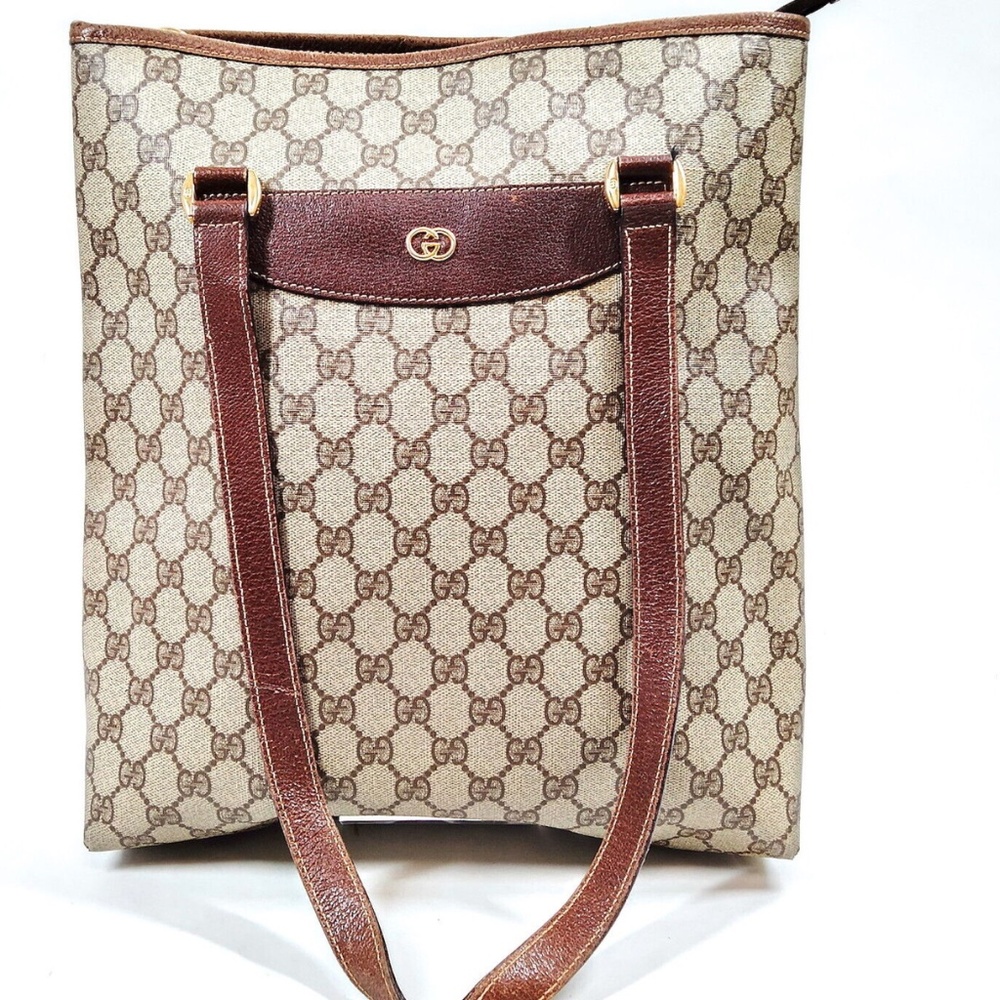 Authentic Gucci GG Supreme Canvas Tote